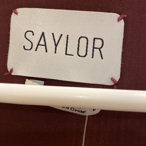 SAYLOR Alison Dress in Metallic Rainbow. - Picture 6 of 7